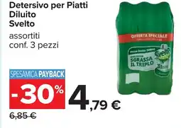 Carrefour Detersivo per Piatti Diluito Svelto offerta