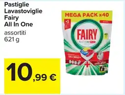 Carrefour Pastiglie Lavastoviglie Fairy All In One offerta