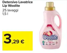 Carrefour Detersivo Lavatrice Lip Woolite offerta