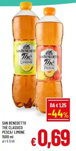A&O San benedetto the classico pesca/limone offerta
