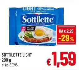 A&O Sottilette light offerta