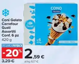 Carrefour Express Coni Gelato Carrefour Gusti Assortiti offerta