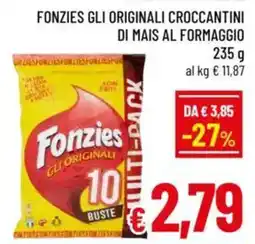 A&O Fonzies gli originali croccantini di mais al formaggio offerta