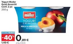 Carrefour Express Yogurt Muller Gusti Assortiti Conf. 2 pz offerta