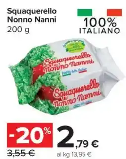 Carrefour Express Squaquerello Nonno Nanni offerta