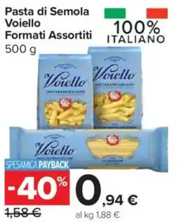 Carrefour Express Pasta di Semola Voiello Formati Assortiti offerta