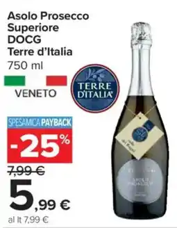 Carrefour Express Asolo Prosecco Superiore DOCG Terre d'Italia offerta