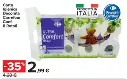 Carrefour Express Carta Igienica Decorata Carrefour offerta
