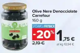 Carrefour Express Olive Nere Denocciolate Carrefour offerta