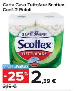 Carrefour Express Carta Casa Tuttofare Scottex offerta