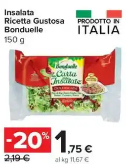 Carrefour Express Insalata Ricetta Gustosa Bonduelle offerta