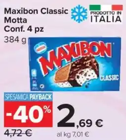 Carrefour Express Maxibon Classic Motta offerta