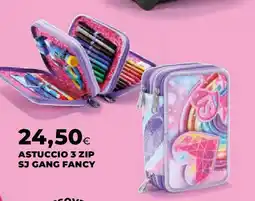 Ipercoop Astuccio 3 zip SJ GANG fancy offerta