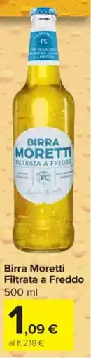 Carrefour Express Birra Moretti Filtrata a Freddo offerta