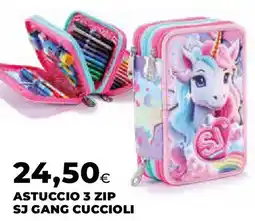 Ipercoop Astuccio 3 zip SJ GANG cuccioli offerta