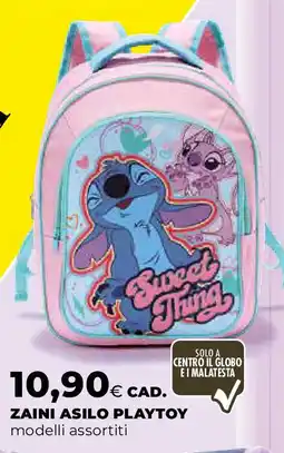 Ipercoop Zaini asilo playtoy offerta