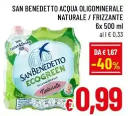 A&O San benedetto acqua oligominerale naturale/frizzante offerta