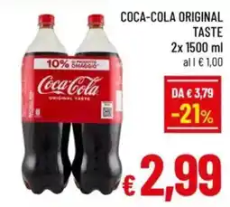 A&O Coca-cola original taste offerta