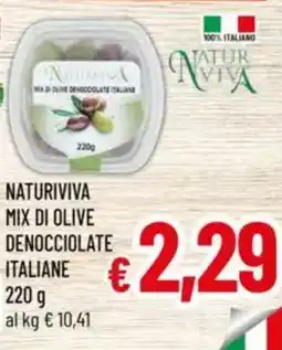 A&O Naturiviva mix di olive denocciolate italiane offerta