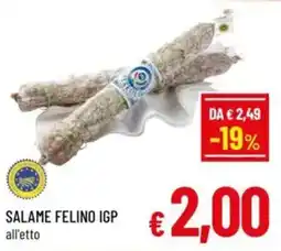 A&O Salame felino igp offerta