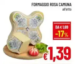 A&O Formaggio rosa camuna offerta