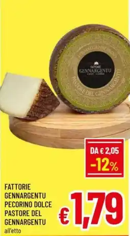A&O Fattorie gennargentu pecorino dolce pastore del gennargentu offerta