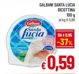 A&O Galbani santa lucia ricottina offerta
