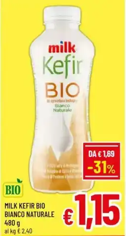 A&O Milk kefir bio bianco naturale offerta