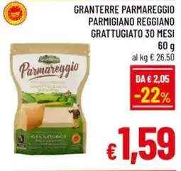 A&O Granterre parmareggio parmigiano reggiano grattugiato 30 mesi offerta