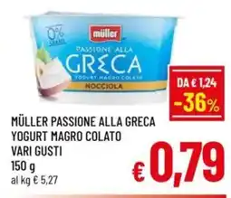 A&O Müller passione alla greca yogurt magro colato vari gusti offerta
