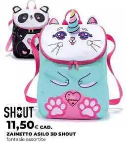 Extracoop Zainetto asilo 3d shout offerta