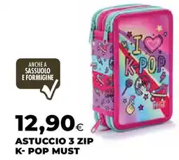 Extracoop Astuccio 3 zip k-pop must offerta