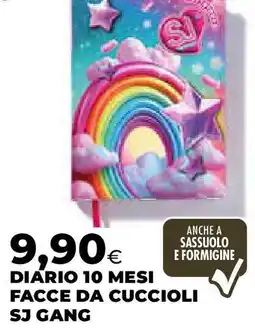 Extracoop Diario 10 mesi facce da cuccioli sj gang offerta