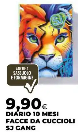 Extracoop Diario 10 mesi facce da cuccioli sj gang offerta