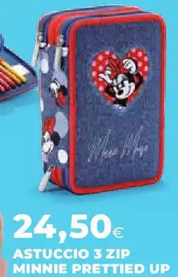 Extracoop Astuccio 3 zip minnie prettied up offerta