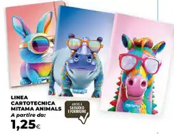 Extracoop Linea cartotecnica mitama animals offerta