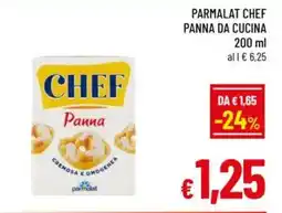 A&O Parmalat chef panna da cucina offerta