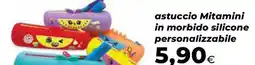 Extracoop astuccio Mitamini in morbido silicone personalizzabile offerta