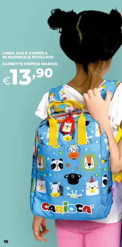 Extracoop Linea asilo carioca in materiale riciclato offerta