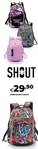 Extracoop Zaino scuola SHOUT offerta