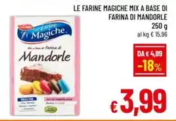 A&O Le farine magiche mix a base di farina di mandorle offerta