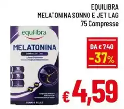 A&O Equilibra melatonina sonno e jet lag offerta