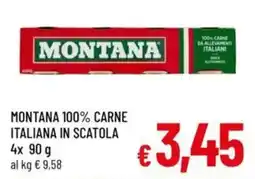 A&O Montana 100% carne italiana in scatola offerta