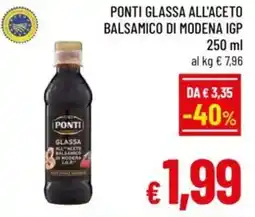 A&O Ponti glassa all'aceto balsamico di modena igp offerta