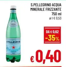 A&O S.pellegrino acqua minerale frizzante offerta