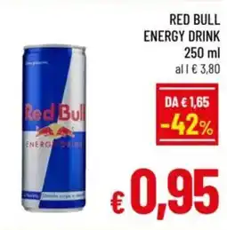 A&O Red bull energy drink offerta