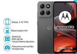 Extracoop SMARTPHONE MOTOROLA MOTO G15 256GB offerta