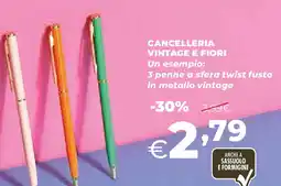 Extracoop Cancelleria vintage e fiori offerta