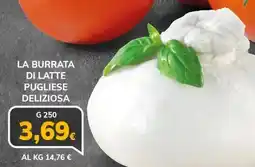 Basko La burrata di latte pugliese deliziosa offerta