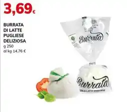 Basko Burrata di latte pugliese deliziosa offerta